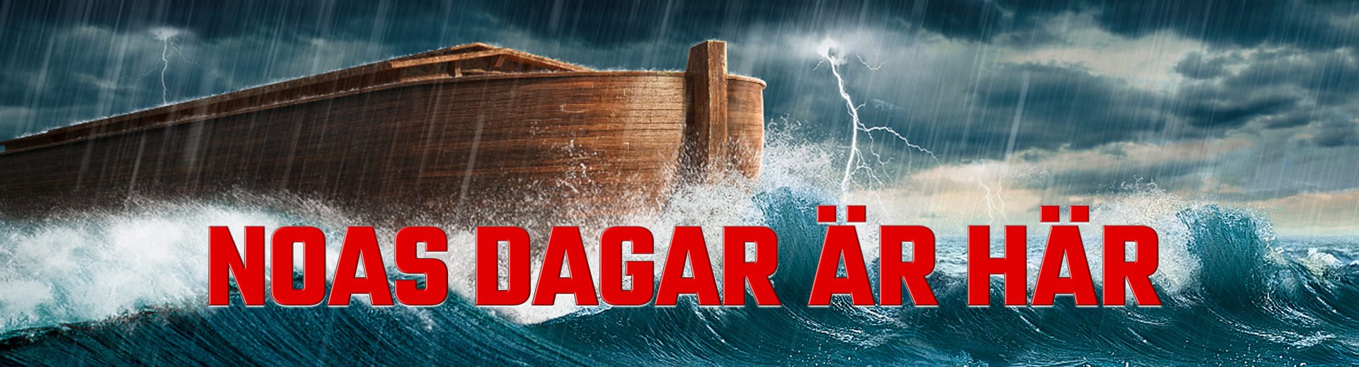 Varningar från Gud om den yttersta tiden "Noas dagar är här" Kristen kortfilm